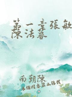 第一章张敏陈红陈法蓉