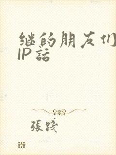 继的朋友们SVIP话