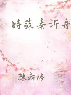 时苏秦沂舟小说