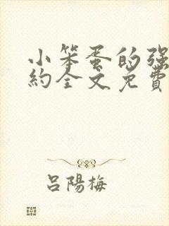 小笨蛋的强制婚约全文免费