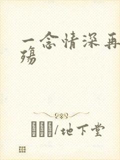 一念情深再念成殇