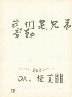 我们是兄弟最新章节