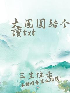 大团圆结全文阅读txt