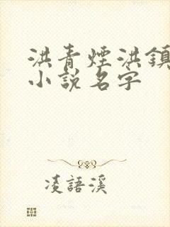 洪青烟洪镇国的小说名字