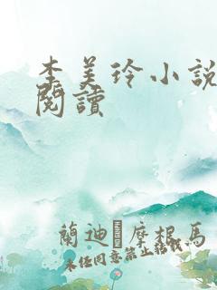 李美玲小说免费阅读