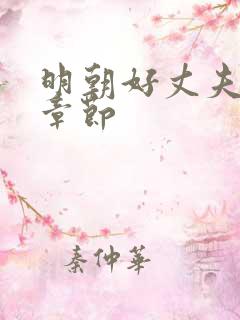 明朝好丈夫最新章节