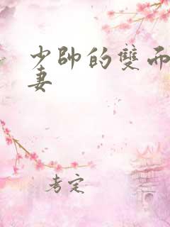 少帅的双面小娇妻