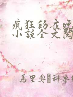 疯狂的夜晚苏柔小说全文阅读