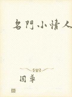 名门小情人