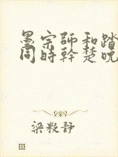 墨宗师和踏仙君同时干楚晚宁