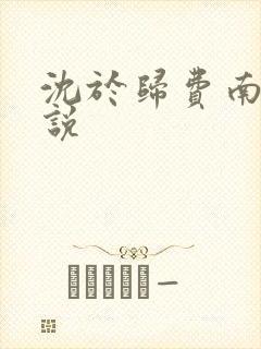 沈于归费南城小说