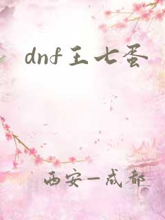 dnf王七蛋