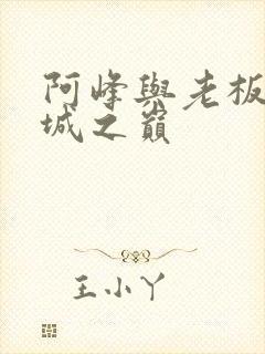 阿峰与老板娘倾城之巅