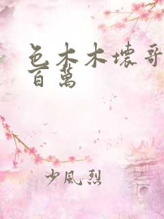 色木木坏哥哥集百万