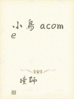 小鸟 acome