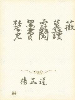 楚墨霆慕薇小说免费阅读