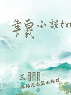 告白小说txt下载