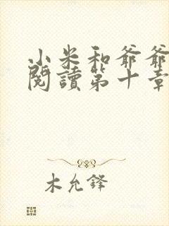 小米和爷爷在线阅读第十章