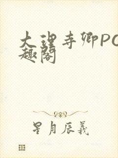 大理寺卿PO笔趣阁