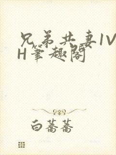 兄弟共妻1V2H笔趣阁