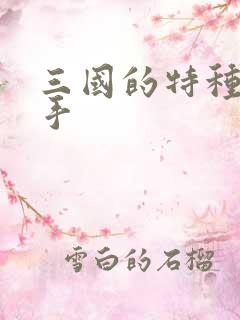 三国的特种狙击手