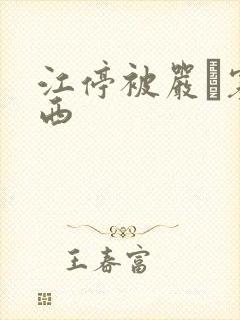 江停被严峫塞东西