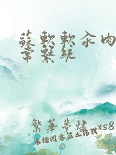 苏软软汆肉的日常系统