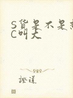 S货是不是想挨C叫大