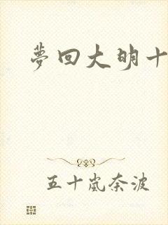 梦回大明十二年