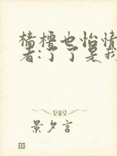 樯橹也怡情 作者:了了是我