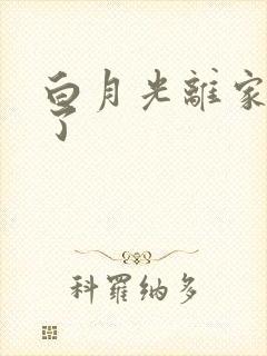 白月光离家出走了