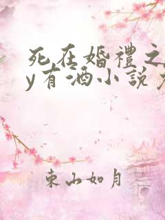 死在婚礼之前by有酒小说免费阅读