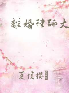 离婚律师大结局