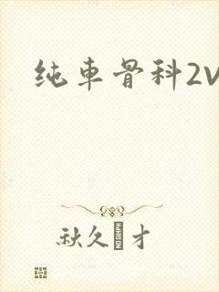纯车骨科2V1