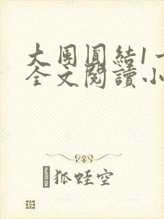 大团圆结1一6全文阅读小说