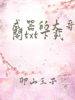 成器的大哥笔趣阁txt下载