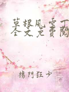 草根风云丁长生全文免费阅读