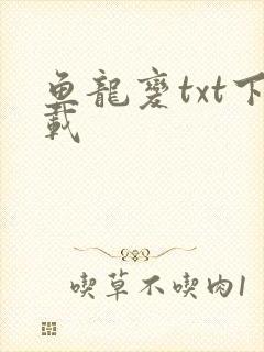 鱼龙变txt下载