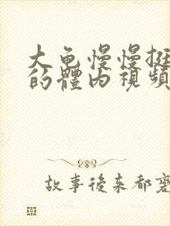 大龟慢慢挺进我的体内视频