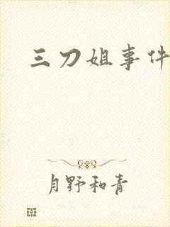 三刀姐事件