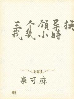 三个领导换着躁我几小时