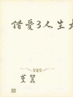 错爱3人生大事