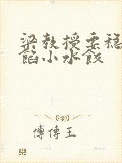 梁教授要稳住肉馅小水饺