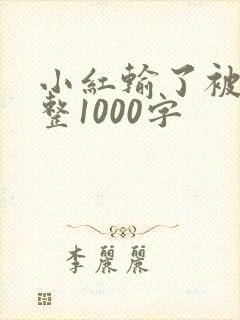 小红输了被小明整1000字