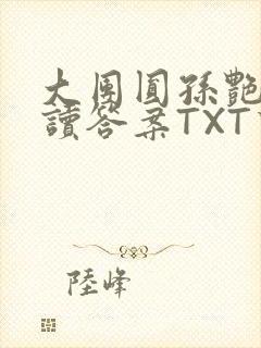 大团圆孙艳梅阅读答案TXT下载