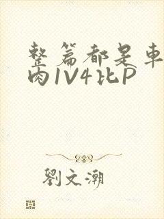 整篇都是车的多肉1V4比P