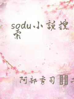 sodu小说搜索