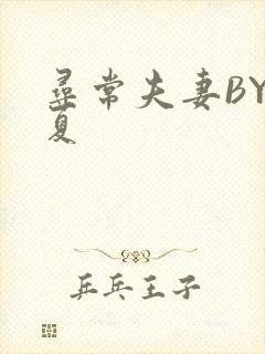 寻常夫妻BY写夏
