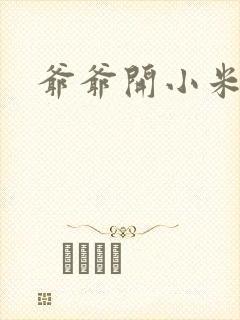 爷爷开小米的包