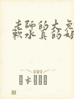 老师的大兔子好软水真的好多